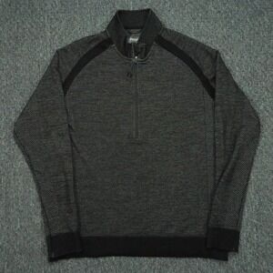 Proof Pullover Men Extra Large Gray Black Half‎ Zip Performance Jacket Huckberry